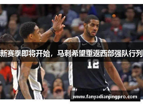 新赛季即将开始，马刺希望重返西部强队行列